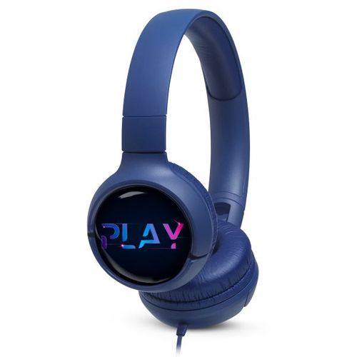 JBL Tune 500 (Noir, Doming en couleur côté gauche, Doming en couleur à droite)