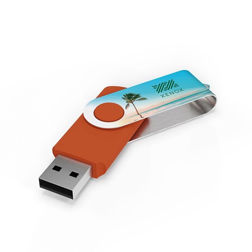USB Stick Twister - Orange - 16 Go 2.0