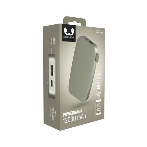 Fresh n Rebel Powerbank 12000 mAh USB-C