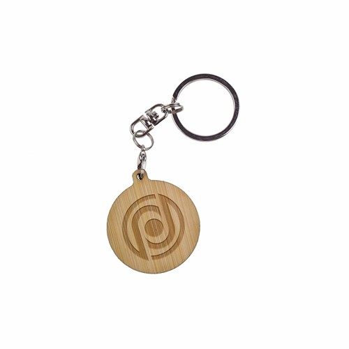 Key Ring Bamboo - Rectangulaire 41 x 18 mm