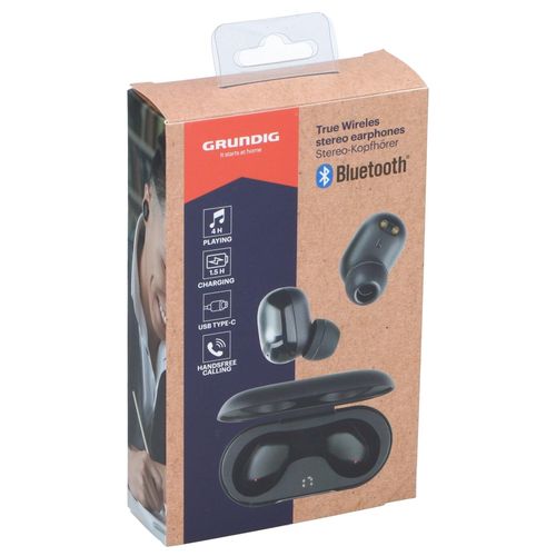 GRUNDIG Wireless Earbuds TWS Black, Grundig, SquareNuts - Mataro Advice srl