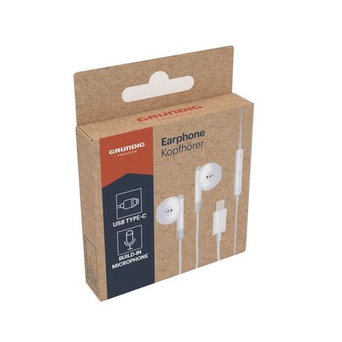 GRUNDIG In-ear Earphones USB-C with Microphone, Grundig, SquareNuts - Mataro Advice srl