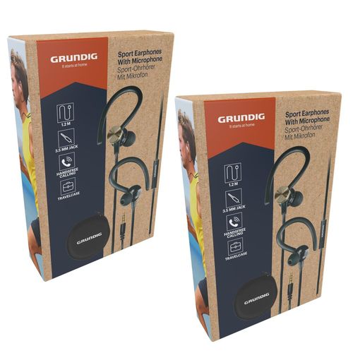 GRUNDIG Sport Earphones With Microphone, Grundig, SquareNuts - Mataro Advice srl
