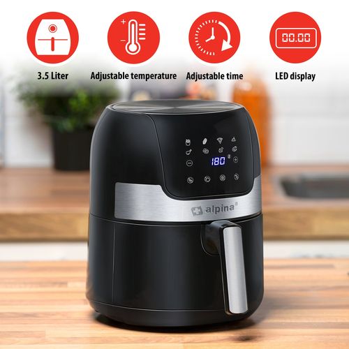 ALPINA Airfryer 3.5L 1400W Digital 230V - 5