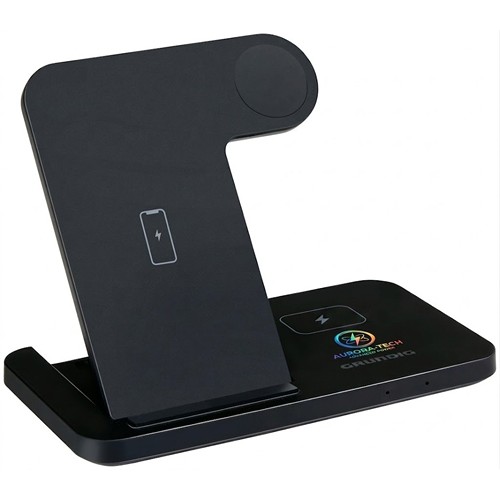 GRUNDIG Wireless Charger 3-in-1 160x150x15mm - Noir