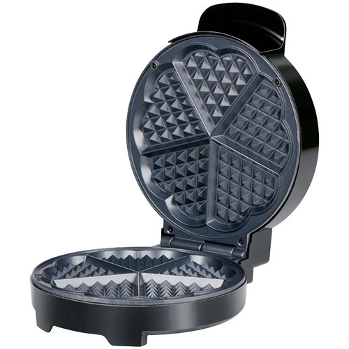 ALPINA Heart Shaped Waffle Maker 1000W - Noir