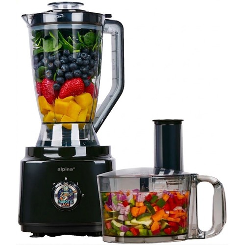 ALPINA Food Processor 2L 750W 230V Black - Noir