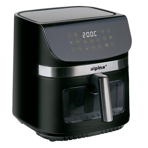 ALPINA Air Fryer 9L 1800W Digital Display - Noir