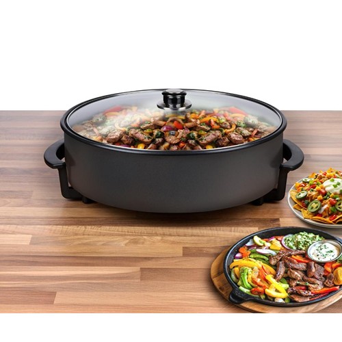 ALPINA Party Pan 1500W Ø42cm Electric - Noir