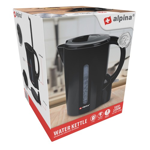ALPINA Water Kettle 1.7L 2200W - Blanc