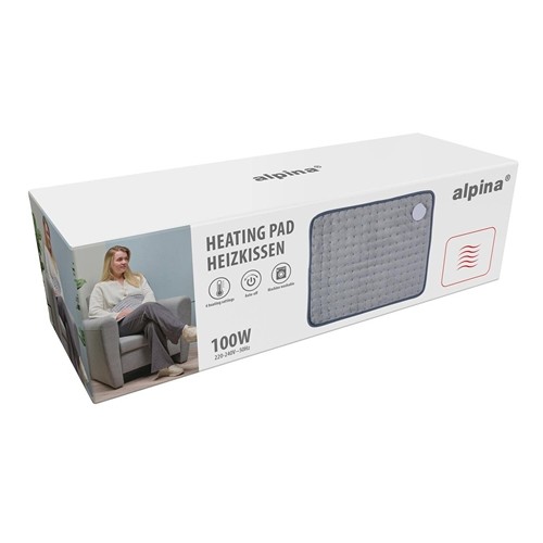 ALPINA Heating Pad 100W 30x40cm - Gris