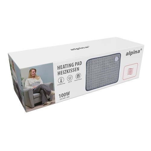 ALPINA Heating Pad 100W 30x40cm - Gris