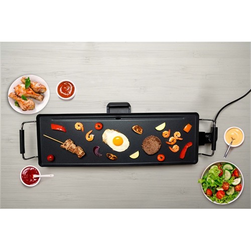 ALPINA Grill Teppanyaki 230V 2000W 70x23cm - Noir