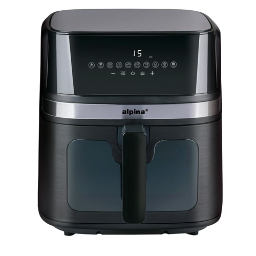 ALPINA Air Fryer 8L 1700W 230V - Noir