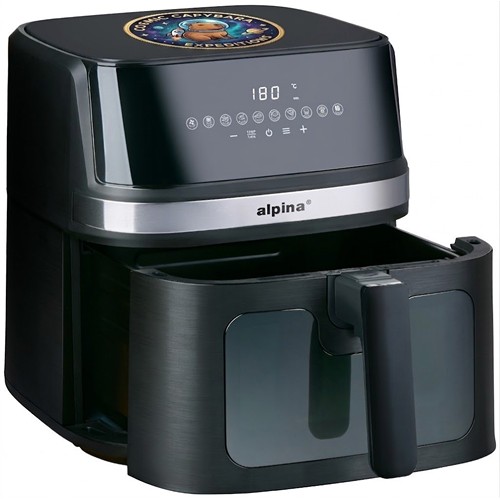 ALPINA Air Fryer 8L 1700W 230V - Noir