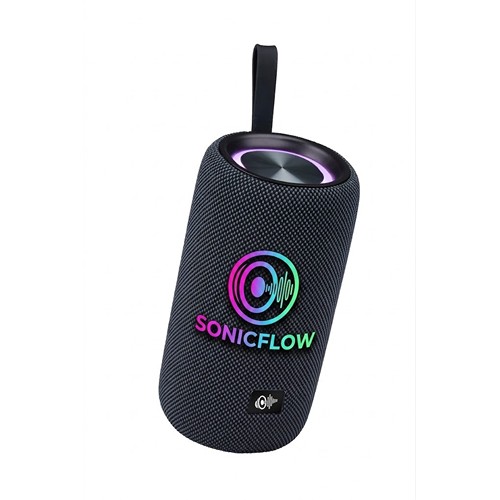 Bluetooth Speaker 16W with LED - Blanc