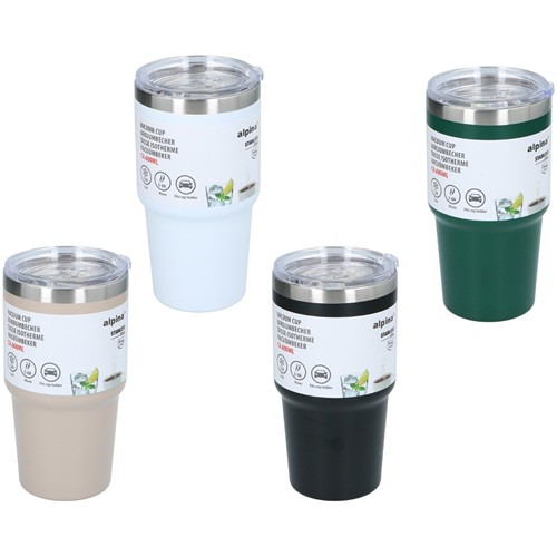 ALPINA Vacuum Cup 600ml - Black/White/Beige/Green