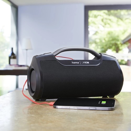 Hama "Mate Pro" Bluetooth® Loudspeaker, Waterproof IPX6 - Noir