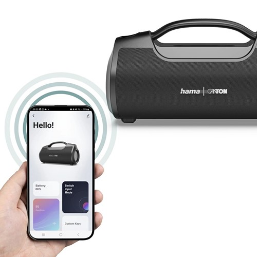 Hama "Mate Pro MK II" Bluetooth® Loudspeaker, Waterproof - Noir