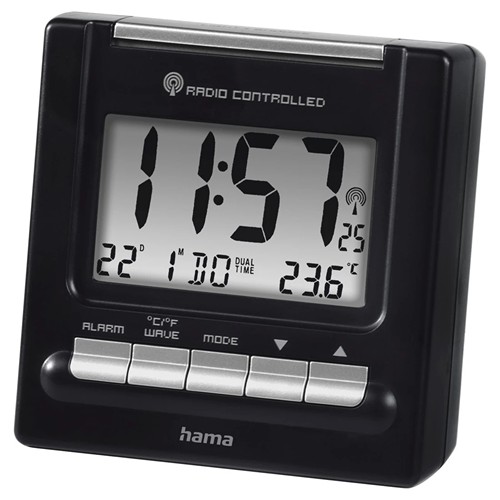 Hama "RC200" Radio Alarm Clock - Noir