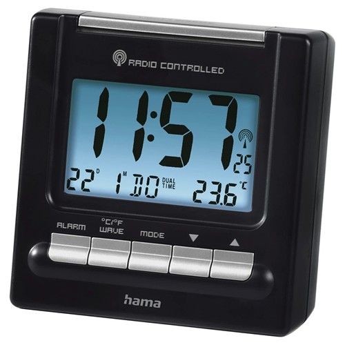 Hama "RC200" Radio Alarm Clock - Noir