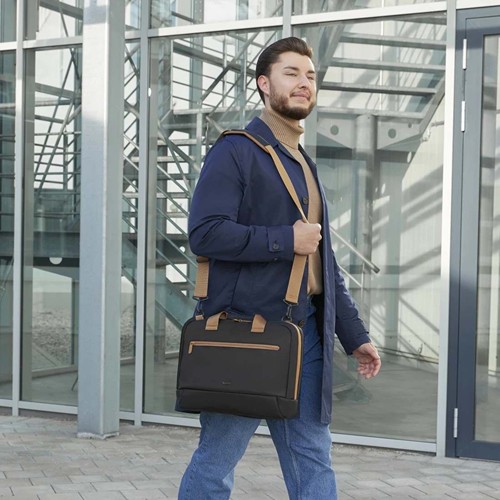 Hama "Ultra Lightweight" Laptop Bag, 40 - 41 cm - Beige/Black