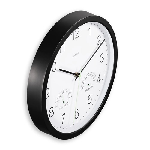 Hama “Santorini” Wall Clock - Noir