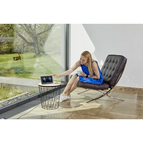 Hama "Premium" Weather Station with LED Colour Display - Noir