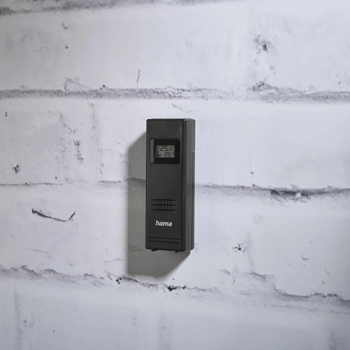 Hama "Premium" Weather Station with LED Colour Display - Noir
