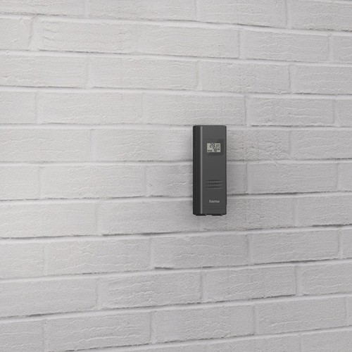 Hama "Premium" Weather Station with LED Colour Display - Noir