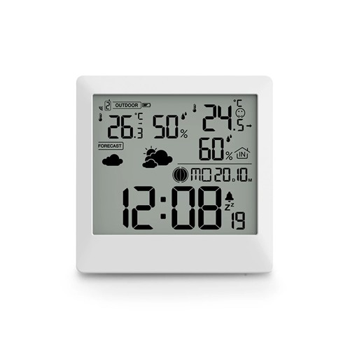 Hama "Palawan" Weather Station, with Outdoor Sensor - Blanc