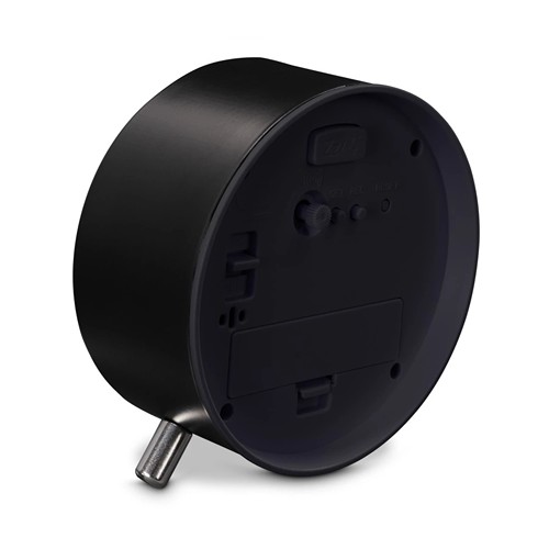 Hama “Flores” Radio Alarm Clock, Analogue, No Ticking - Noir