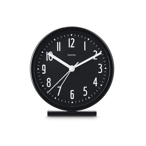 Hama "Skye" Alarm Clock, No Ticking - Noir