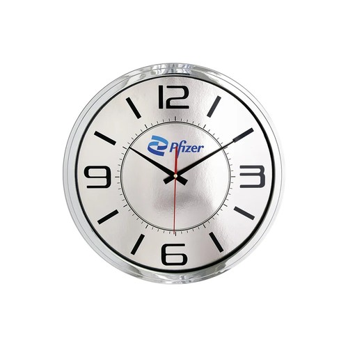 Metal Looking Wall Clock