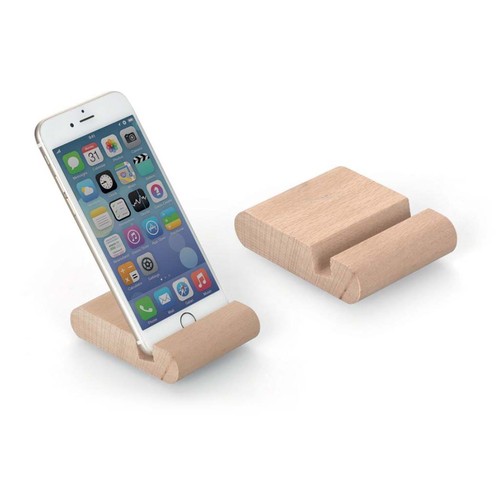 Wooden Block Desktop Phone Stand Wooden Block Desktop Phone Stand