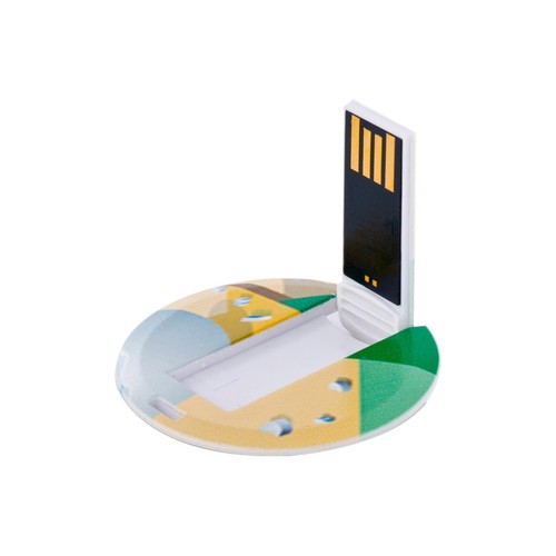 Round Card USB Flash Drive