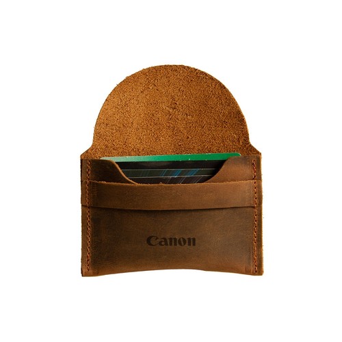Genuine Leather Flap Card Holder