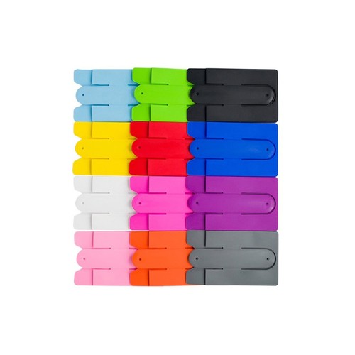 Porte-cartes en silicone avec support pour téléphone