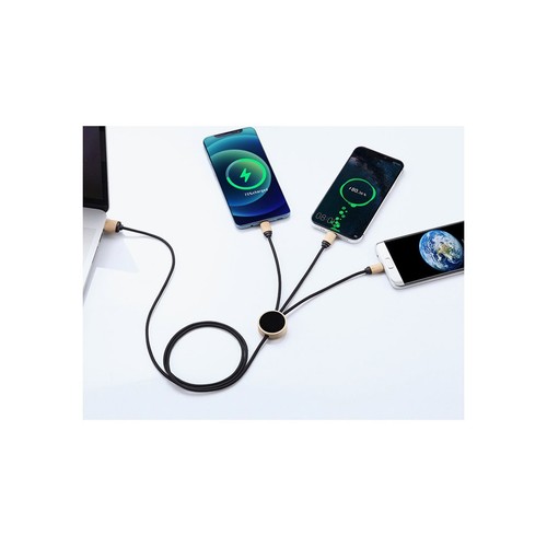 3-in-1 Bamboo Charging Cable 3-in-1 Bamboo Charging Cable
