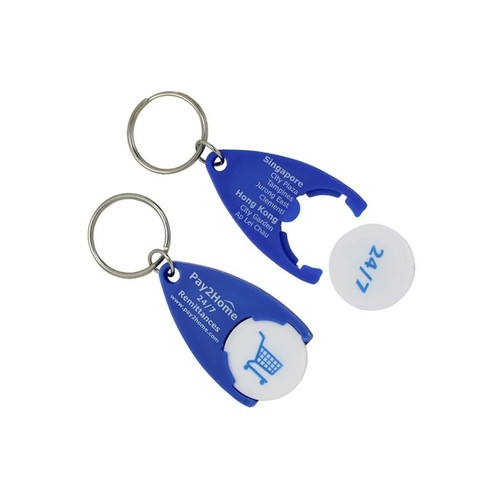 Shopping Cart Token Keychain Shopping Cart Token Keychain