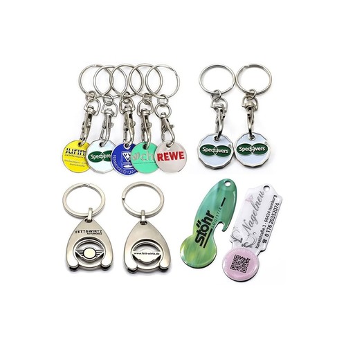 Shopping Cart Token Keychain