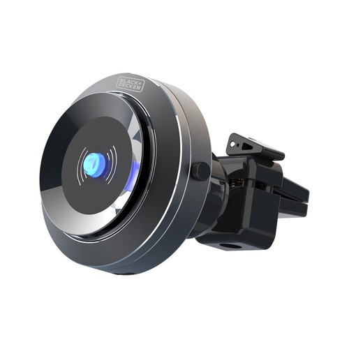 Smart Vacuum Car Phone Holder with Wireless Charger