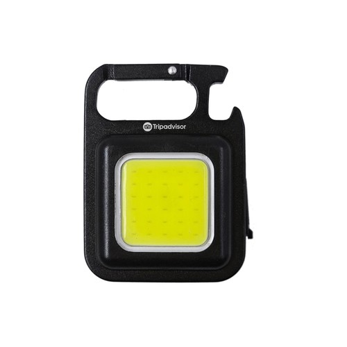 Multifunctional COB Rechargeable LED Keychain Light