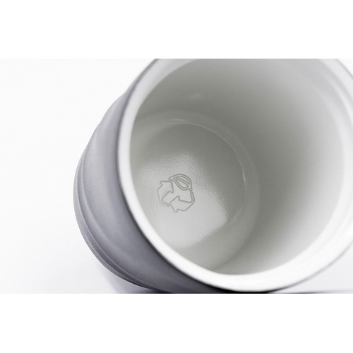 Tasse en acier inoxydable écologique avec revêtement en céramique, 400 ml
