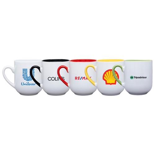 Mug à Café en Porcelaine, objet publicitaire personnalisé avec votre logo.