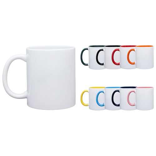 Mug en Porcelaine avec Grande Anse