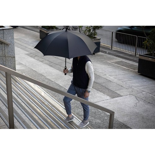Grand parapluie de golf anti-vent à ouverture automatique - 69 cm