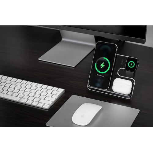 3-in-1 15W Wireless Charging Stand with MagSafe 3-in-1 15W Wireless Charging Stand with MagSafe