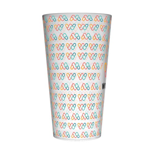 Gobelet réutilisable personnalisé 33cl - Quadrichromie