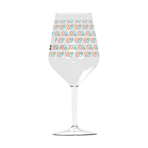 Verre à vin Cabernet 47 cL personnalisé en Tritan - Quadrichromie, objet publicitaire personnalisé avec votre logo.